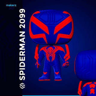 spiderman 2099 funko pop marvel funkopop spiderverse miguel o'hara toy 3d print model - Mito3D