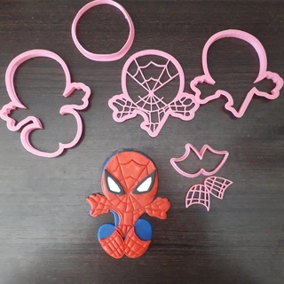 spiderman baby cookies Various cutting cakes 3d print model - Mito3D