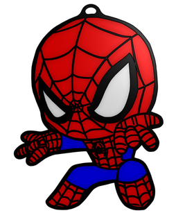 spiderman baby keychain marvel 3d print model - Mito3D