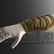 spiderman bracelet fashion marvel super heroes cosplay cinema movies costumes 3d print model - Mito3D