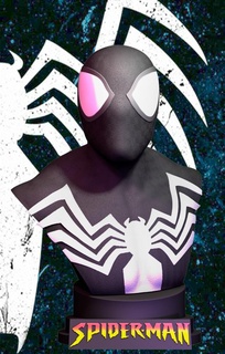 spiderman bust spidervenom Art marvel comic comics marvelcomics 3d print model - Mito3D
