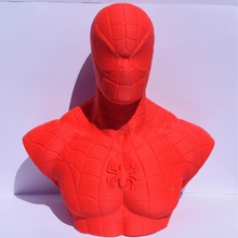 spiderman bust art character 3d print model - Mito3D