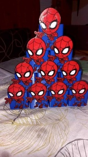 spiderman capes keychain layers 3d print model - Mito3D