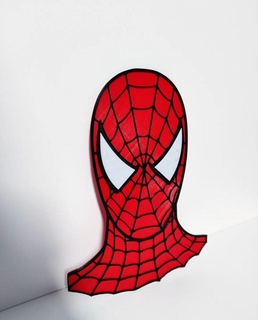 spiderman color mmu marvel house decoration art spider superhero 3d print model - Mito3D