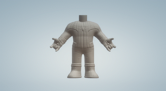 hombre araña disfraz funko popular versión stl expediente 3d figura modelo 3D print model - Mito3D