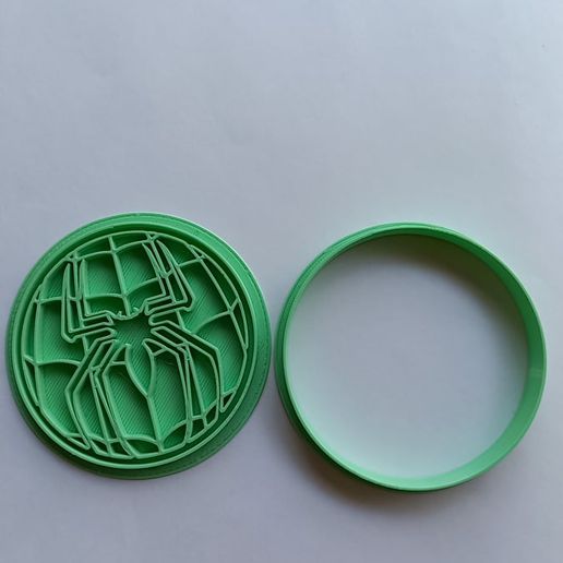 homme araignée coupeur marqueur Coupe timbre biscuit biscuits super héros 3D print model - Mito3D
