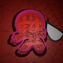 spiderman cutting callet home house gingerbread ginger cookies fondant food cookie cutter kitchen battery cakes desert dining cooky cookiecutter cooking breakfast gift box 3d print model - Mito3D
