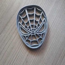 spiderman face cookies cutter home 3d print model - Mito3D