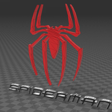 spiderman icon 3d print model - Mito3D