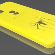 spiderman iphone 11 soru durumunda sanat marvel apple x 3d print model - Mito3D