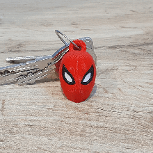 hombre araña key chain joyería joya superhéroe maravilla llavero cómic película regalo fácil Arte batman 3d print model - Mito3D
