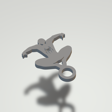 uomo Ragno chiave catena portachiavi silhouette meraviglia Vendicatori mc arte fantasia eroe 3d print model - Mito3D