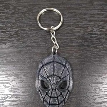 spiderman porte-clés gadget la bande dessinée les super-héros de marvel anneau accessoires 3d print model - Mito3D