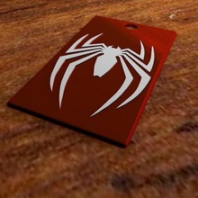 spiderman anillo de claves la moda fad joyería 3d print model - Mito3D