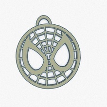 spiderman keychain 3d print model - Mito3D