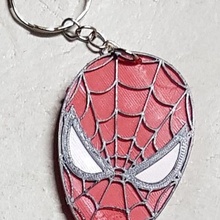 spiderman keychain marvel key ring 3d print model - Mito3D
