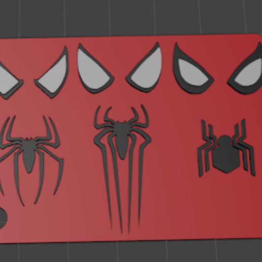 spiderman keychain tool key ring comic comics superhero 3D print model - Mito3D