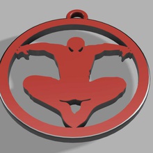 spiderman trousseau pendentif gadget 3d print model - Mito3D