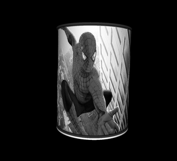 Örümcek Adam Lamba çeşitli litofani aydınlatma Led ışık film hayret kahraman Süper 3d print model - Mito3D