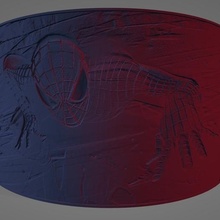 Spider Lithophan Wunder 3d print model - Mito3D