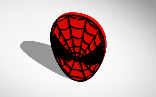 spiderman llavero keychain spider-man hombre ara el del 3d print model - Mito3D