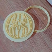 hombre araña logo cortador marcador 3d print model - Mito3D