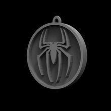 spiderman logo art mcu loki hulk antman hydra black panther captain america deadpool thor ironman superhero keychain marvel 3d print model - Mito3D