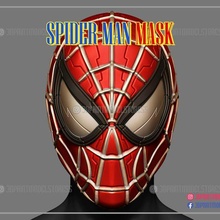 hombre araña máscara maravilla cosplay casco 3d print model - Mito3D