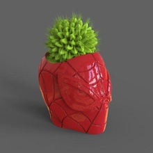 homem Aranha potes maravilha plantas 3d estampas 3d print model - Mito3D
