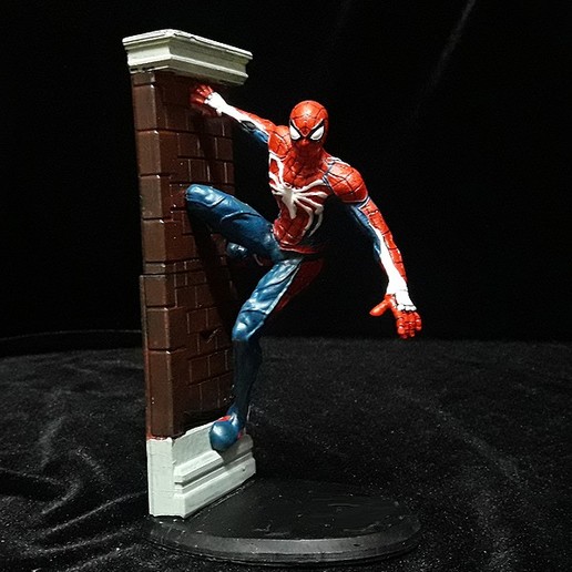 spiderman ps4 version art marvel advance cool kid amazing spider spiderverse multiverse 3D print model - Mito3D