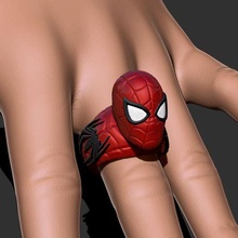 hombre araña anillo Arte juguetes maravilla vengadores 3d print model - Mito3D
