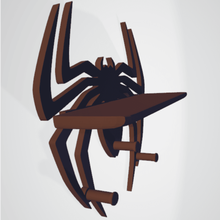 spiderman scaffale casa mobili sporgenza porta chiavi uomo ragno armable 3d print model - Mito3D