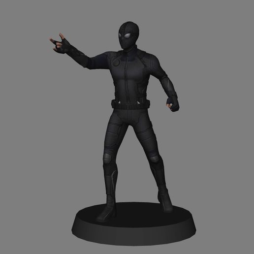 spiderman stealth suit - 3d print marvel mcu model low poly peter parker 3D print model - Mito3D