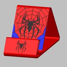 spiderman support telephone gadget ender cosplay stand cell phone spider 3d print model - Mito3D