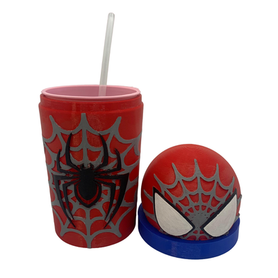 spiderman tumbler 3d print model - Mito3D