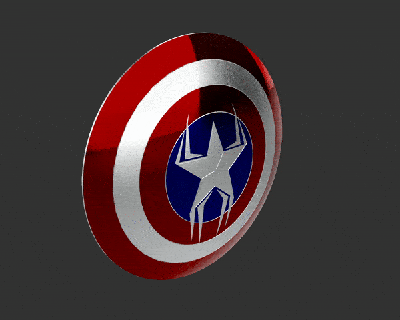 spiderman variant - captain america shield Fashion spider-man cosplay prop armour 3d print model - Mito3D