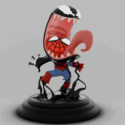 spider gift kunst hombre arana pelicula juego juegos diorama infantil niedlich komisch arte disney sprache traje base dientes 3d print model - Mito3D