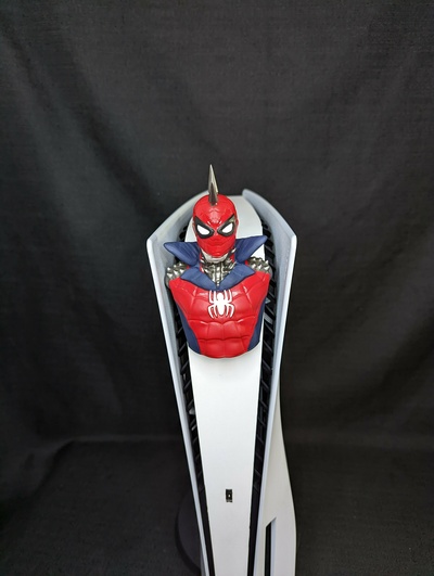 örümcek punk oyun istasyonu 5 çıkartma adam spidergwen gwen spider stacy stacey ps5 konsol özel aksesuar tabak 3d print model - Mito3D