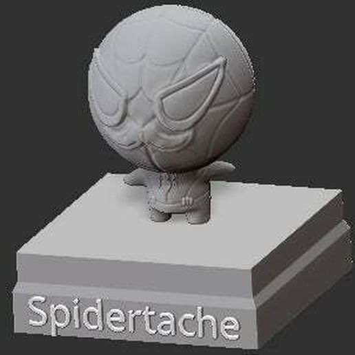 spidertache - free sculptures 3D print model - Mito3D