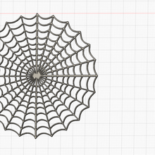 spiderweb 3d print model - Mito3D