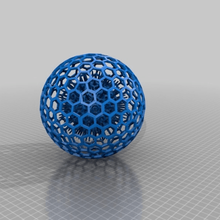 spike palla a nido d'ape art matematica arte 3d print model - Mito3D