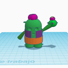 spike brawl stars game supercell 3d print model - Mito3D