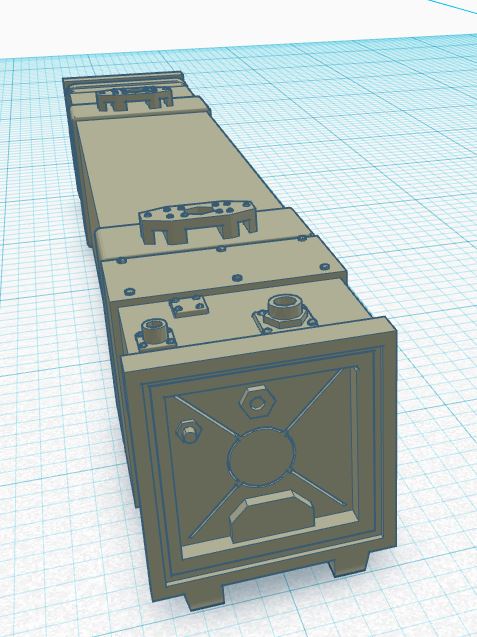 Spitze nlos Tube Apache 1 35 Rahmen Modell 3D print model - Mito3D