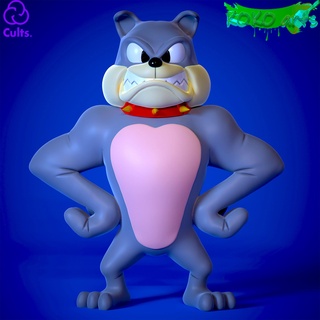 Spitze Tom Jerry niedrig Kunst Spielzeug flexy Harz Hund Stier 3d print model - Mito3D