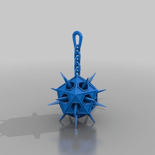 spikeball Schlüsselanhänger aquarium Schmuck 3d print model - Mito3D