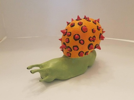 spiked snail animal creature mollusk creatures 3d print model - Mito3D