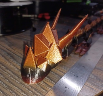 sivri uçlar Ejderha ejderhalar Zincir 3d print model - Mito3D