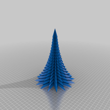 spiky christmas tree holed decoration nol vase mode xmas decorations art 3d print model - Mito3D