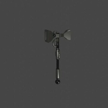 appuntito energia martello miniatura passatempo 40k powerhammer tuono forcehammer mazza marino arma 3d print model - Mito3D