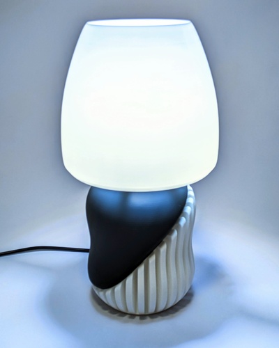 spilt lamp home decor decoration lighting art 3d print model - Mito3D